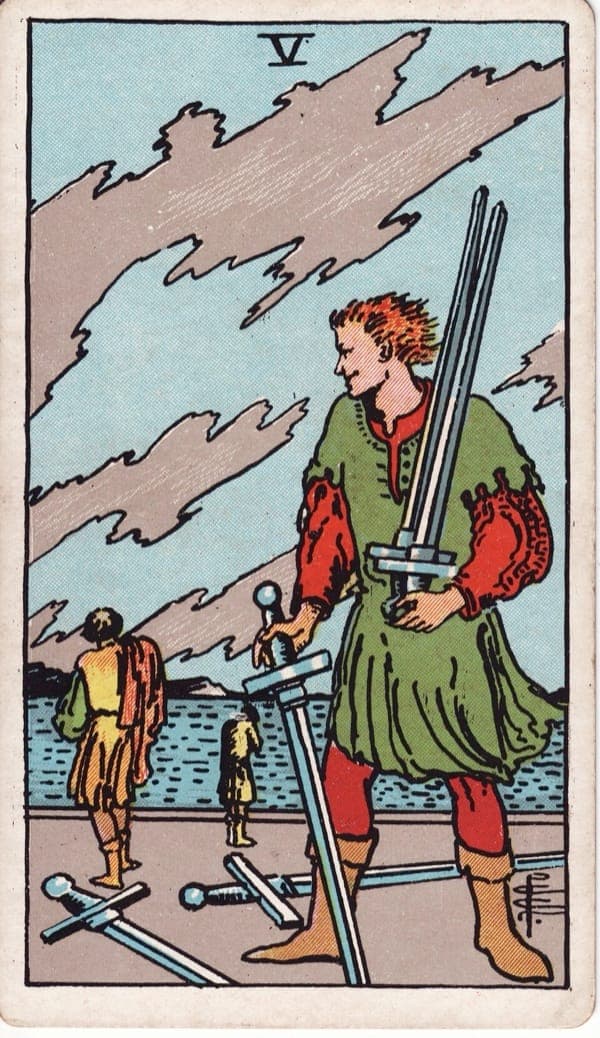Fünf der Schwerter