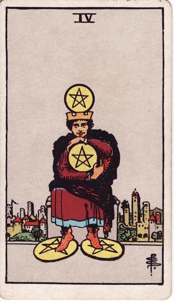 Vier der Münzen