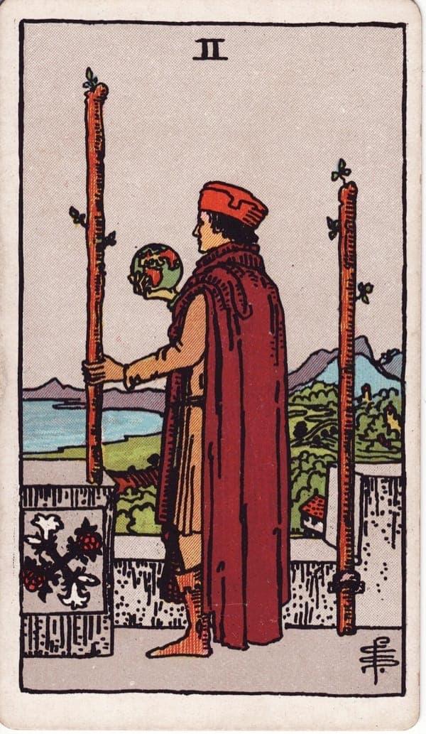 Zwei der Stäbe